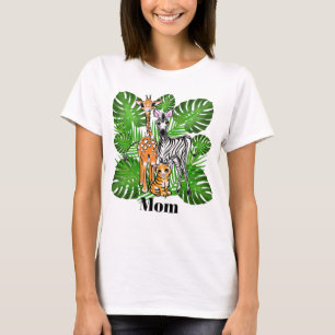 Safari-Freunde - Giraffe, Zebra, Tiger, Dschungel T-Shirt