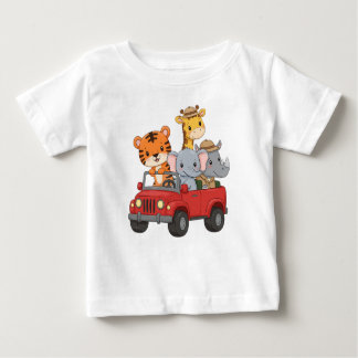 Safari Friends Adventure Baby T-shirt