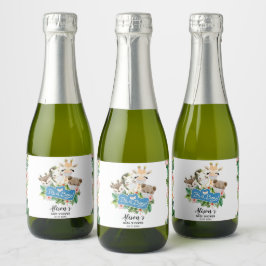Safari Friends | Baby Shower Mini Sparkling Wine L
