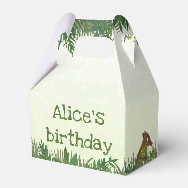 Safari-Gastgeschenk Geschenkschachtel (Vorderseite)