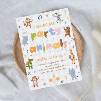 Safari-Geburtstagsfeier für alle Party-Tiere Einladung