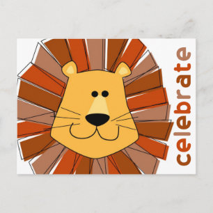 Safari Geburtstagsparty Post Card Einladung