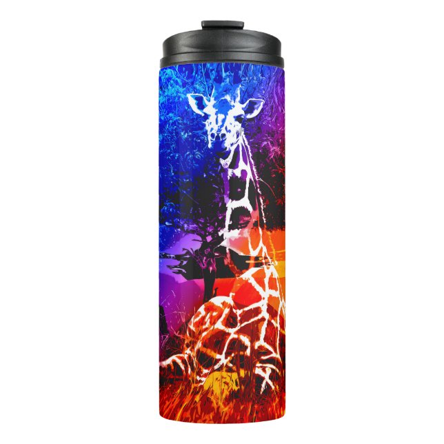 Safari Giraffe Dream Thermal Tumbler Thermosbecher (Vorderseite)