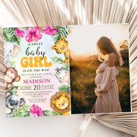 Safari Girl Baby Dusche Party Foto
