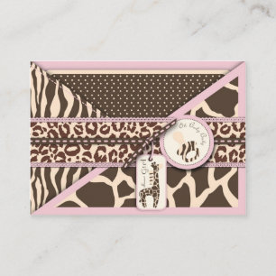 Safari Girl Erinnerung Notecard Begleitkarte