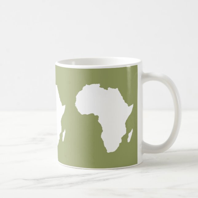 Safari Green Audacious Africa Kaffeetasse (Rechts)