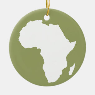 Safari Green Audacious Africa Keramikornament