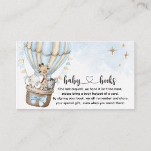 Safari Hot Air Ballon Buchanfrage Begleitkarte