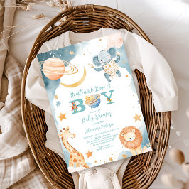 Safari Houston, wir haben einen Jungen im Weltraum Einladung