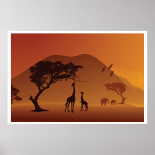 safari in africa poster AB 8.99
