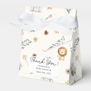Safari Jungle Animals Gender Neutral Baby Shower Geschenkschachtel