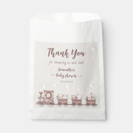 Safari Jungle Animals Train Baby Dusche Geschenktütchen