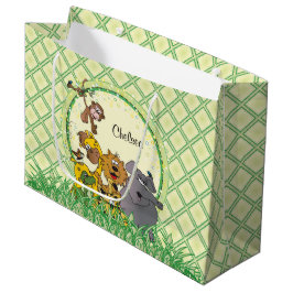 Safari Jungle Baby Animals Baby Dusche Große Geschenktüte