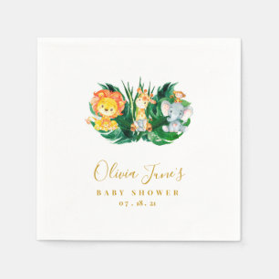 Safari Jungle Baby Dusche Serviette