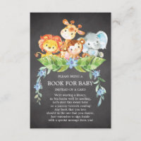 Safari Jungle Boys Baby Showbook