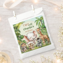 Safari Jungle Niedlicher Tiere Zwei Wilde 2. Gebur