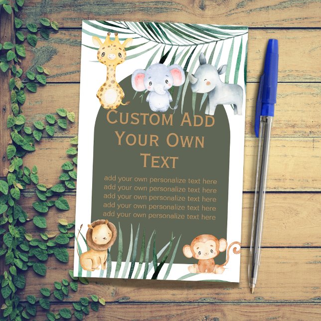 Safari Jungle Theme DIY Custom Sheets (Von Creator hochgeladen)
