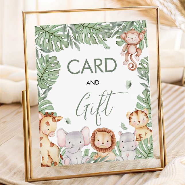 Safari-Karten und Geschenke Schild (Von Creator hochgeladen)