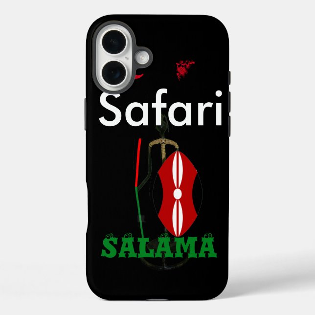 Safari Kenya Colors Case-Mate iPhone Hülle (Rückseite)