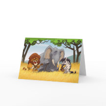 Safari-Krug-Band-Karte (freier Raum nach innen)