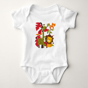 Safari-Leben Baby Strampler