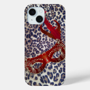 Safari Leopard Print Venice Maskenbildnis Case-Mate iPhone Hülle
