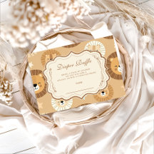 Safari Lion Diapper Raffle