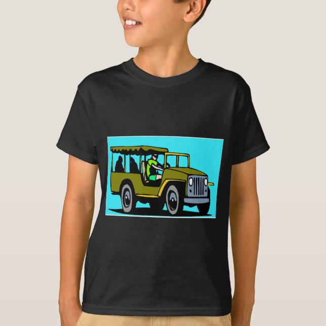 Safari-LKW T-Shirt (Vorderseite)