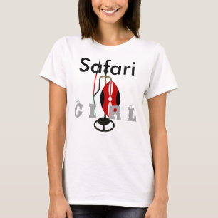 Safari-Mädchen Kenia Hakuna Matata T-Shirt