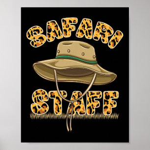 Safari-Mitarbeiter Safari-Geburtstag Poster