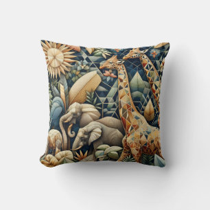 Safari Mosaik Art Kissen