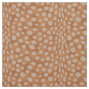 Safari-neutraler Taupe-beige-Cheetah-Druck Stoff