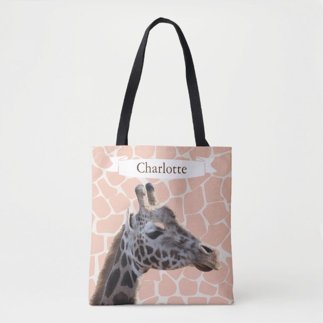 Safari-niedliche Giraffe u. Name (Vorderseite)