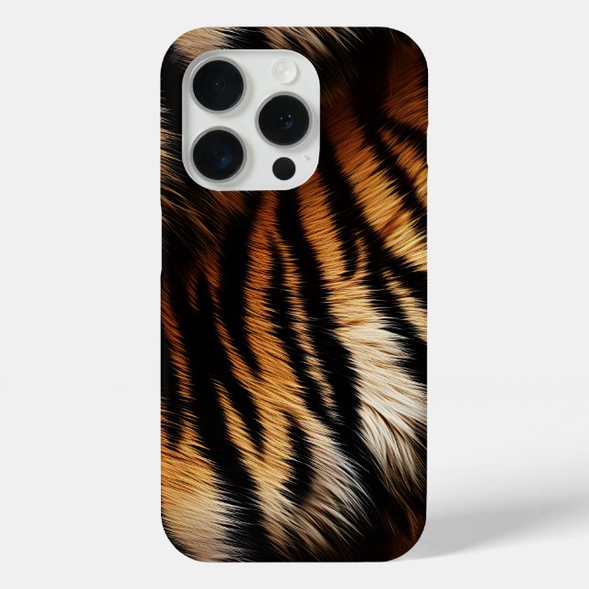 Safari Orange Black Tiger Case-Mate iPhone Hülle (Rückseite)