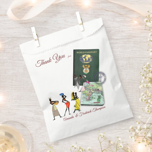 Safari Outdoor Geschenktütchen (Ausgeschnitten)