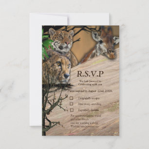 Safari Outdoor RSVP Card