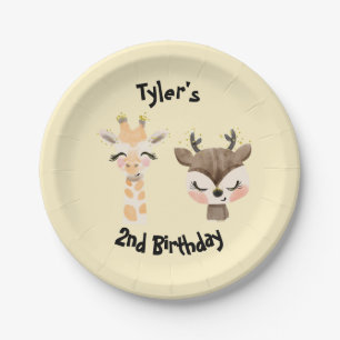 Safari Party Personalisierte Teller