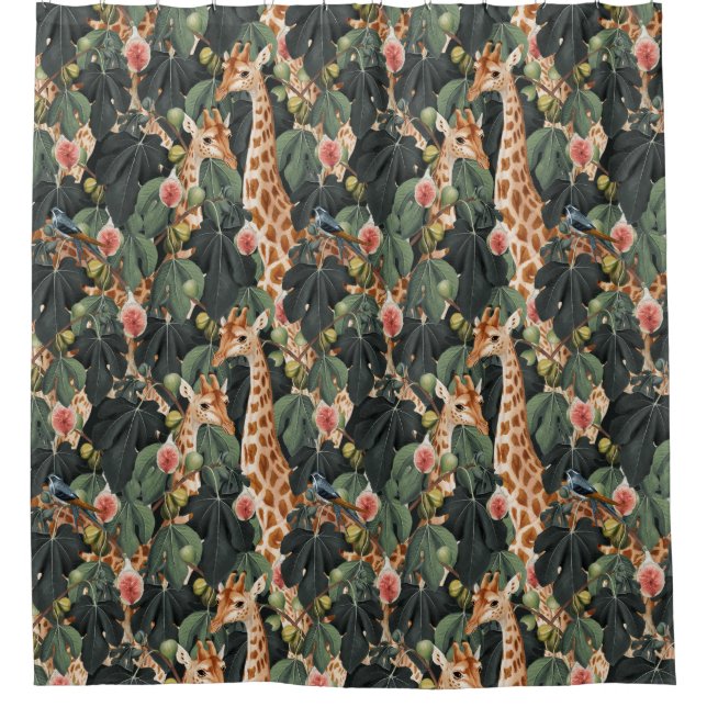 Safari Pattern Duschvorhang (Vorderseite)