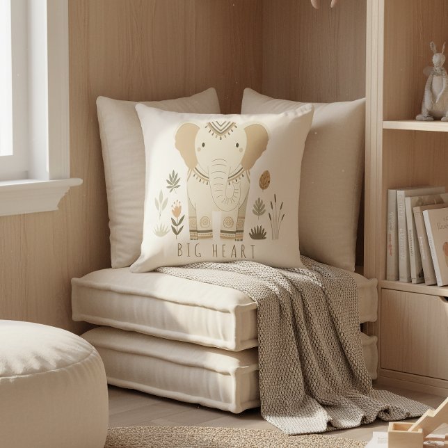 Safari Portrait Elephant Ivory ID1264 Kissen (Von Creator hochgeladen)