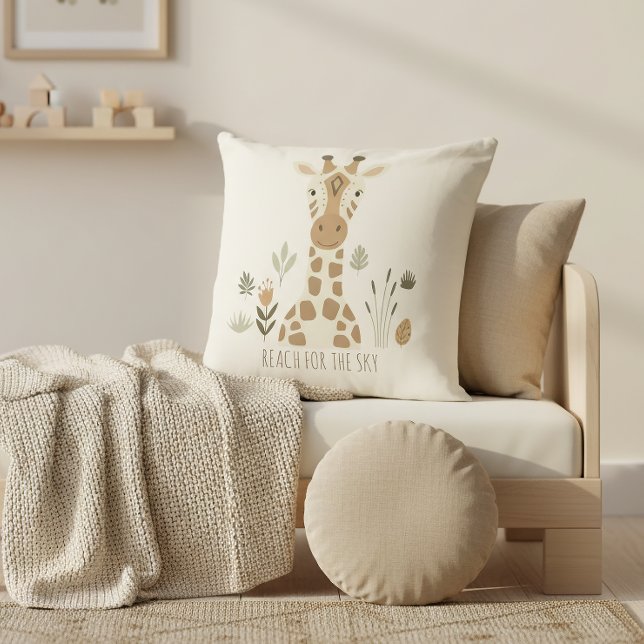 Safari Portrait Giraffe Ivory ID1264 Kissen (Von Creator hochgeladen)