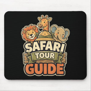 Safari-Reiseleiter-Kostüm Dschungel Zoo Tier Afrik Mousepad