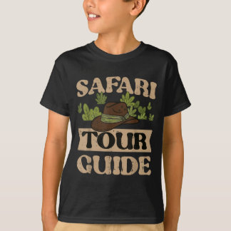 Safari-Reiseleiter-Kostüm Dschungel Zoo Wildtiere T-Shirt