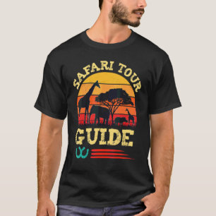 Safari-Reiseleiter Tier Zoo Wild Afrika Nashorn T-Shirt