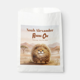 Safari Roaring One Fluffy Leopard Birthday Party Geschenktütchen
