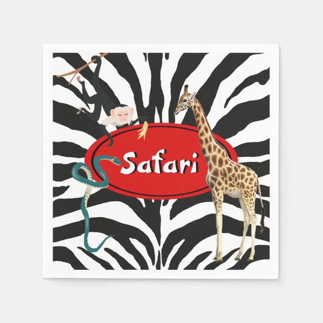 Safari Serviette (Vorderseite)