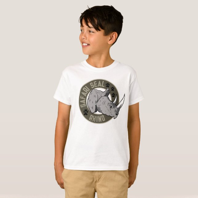 Safari Siegel Rhino Edition T-Shirt (Vorne ganz)