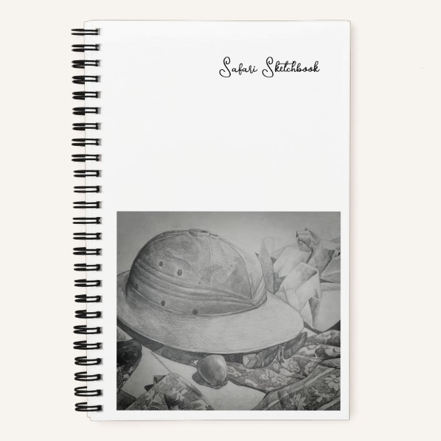 Safari Sketchbook-Notebook Notizbuch (Vorderseite)