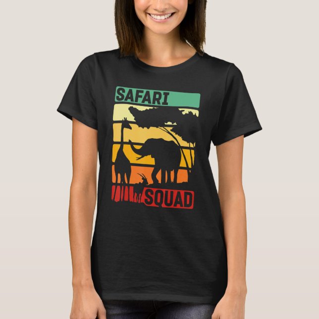 Safari Squad Africa Family Trip 2 T-Shirt (Vorderseite)