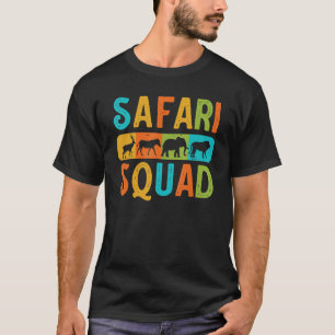 Safari Squad African Animal Family Vacacation Trip T-Shirt