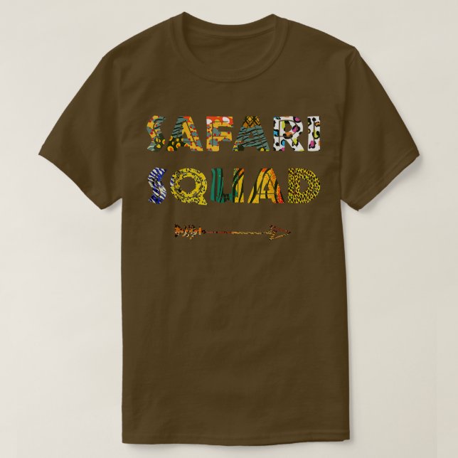 Safari Squad African Family Vacation Summer Vacay  T-Shirt (Design vorne)